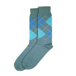 Socks: Argyle Blue Sock