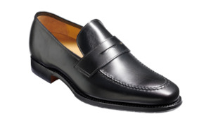 Loafer - Black Calf Leather by Barker
