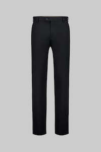Trousers: Gerrard Cotton Chino in Black