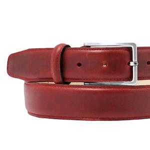 Belts: Poynton Ox Blood Belt by 1919 Parisian