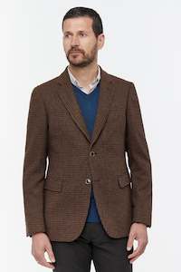 Jackets: Chocolate Hounds tooth Blazer