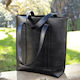 Weekender Tote - Black Leather