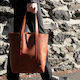 Weekender Tote - Tan Leather