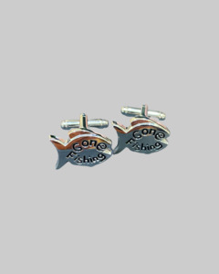 Gone Fishing Cufflinks