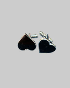 Christmas Gifts: Love Heart Cufflinks