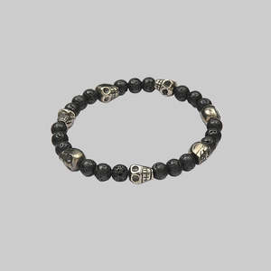 Lava Bead Bracelet by Mon Art