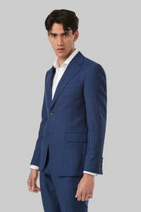 Blue Pinstripe Suit