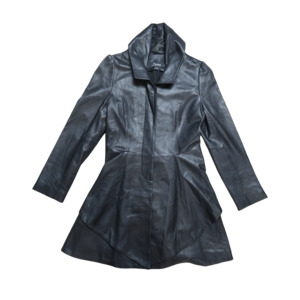 Womans: LEJIANI LEATHER COAT - L