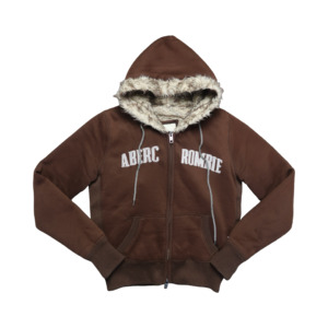 ABERCROMBIE & FITCH FUR JACKET - L