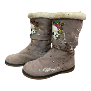 Shoe Game: ED HARDY FUR BOOTS - EU38/39