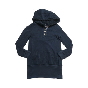 The Best Jackets: BLACK FUR LINED HOODIE - M