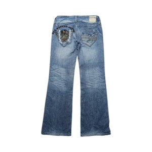 The Bottoms Wardrobe: RED PEPPER FLARE JEANS - 28"