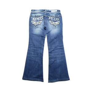 The Bottoms Wardrobe: GRASSHOPPER FLARE JEANS - 29"