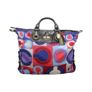 RED & BLUE COACH BAG