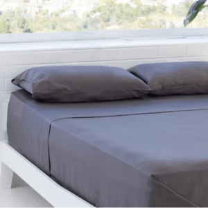 Manchester: Mazon King Sheet Set Grey 50cm drop