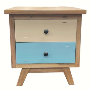 Casablanca Bedside Cabinet-Blue