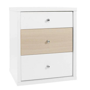 Furniture: Cosmos 3 Dr Bedside Cabinet B43-T-B