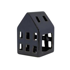 Candleholders And Candles: House Modern Black 14.2cm