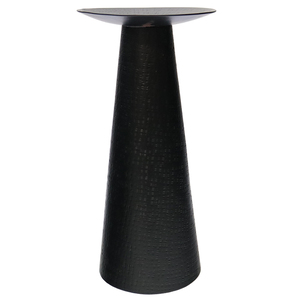 Candleholders And Candles: Aluminium Hammer Candlestick 31cm