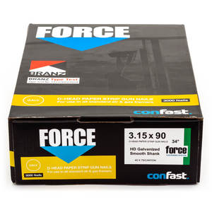 Products: HD-GALVANISED Nails A34 Smooth 3.15 x 90mm Gas less - RL TOOLS