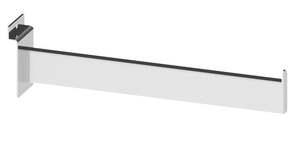Gondolas: RMS Slatpanel 400mm tubular shelf bracket w/lip