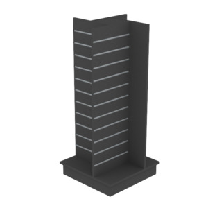 Gondolas: RMS Slatpanel 4-way gondola - 400mmW - w/plinth