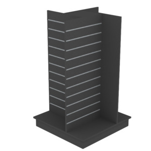 RMS Slatpanel 4-way gondola - 800mmW - w/plinth