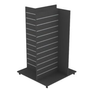 RMS Slatpanel 4-way gondola - 1000mmW - w/castors