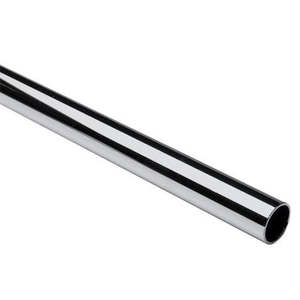 Wall Channel: RMS 25mm x 2000mm Chrome steel tube