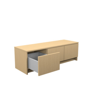 RMS Base wall unit - 3 x drawer (400mmH x 1200mmW x 400mmD)