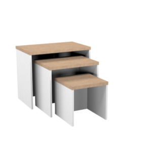 Floor Displays: RMS Nest of tables - small (set of three)