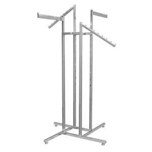 RMS 4-way straight arm/waterfall combination garment rack