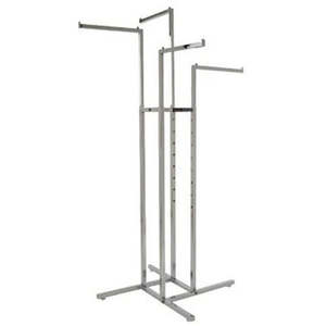 Clothing Racks: RMS 4-way straight arm garment rack