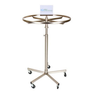 Clothing Racks: RMS Round 800mm rail adjustable height garment rack