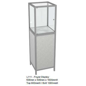 RMS Glass foyer display cabinet (L111)