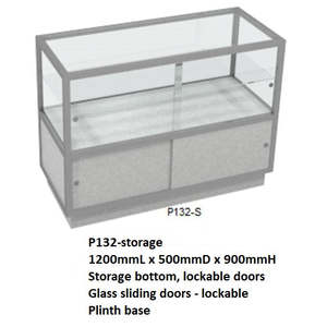 RMS Glass counter display cabinet (P132-S)