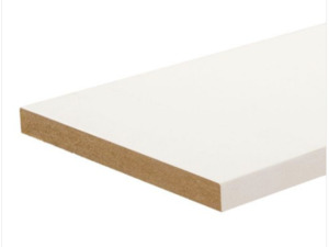RMS Slatpanel edging 2mm pvc - white
