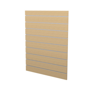 Electronic display table slatpanel end (optional)