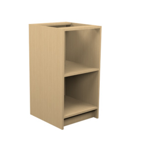 RMS Standard budget service counter - (open shelf unit)