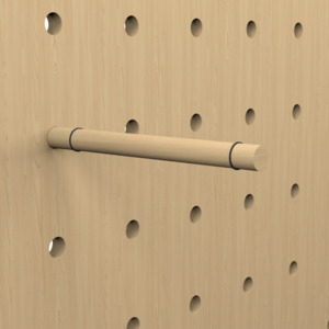 Pegboard: RMS Peg-panel 2 x 20mm dowels incl/rubber washers