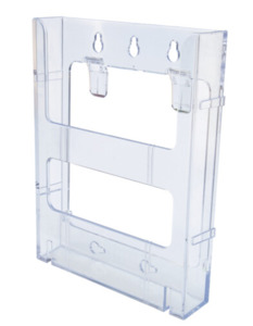 Acrylic Signage Holders: RMS A5 acrylic brochure holder