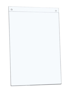 RMS A4 acrylic wall-mount menu holder