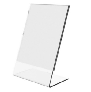 RMS A5 acrylic sloping menu holder