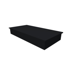 RMS Wall plinth base unit (1200mmL x 400mmD x 168mmH)