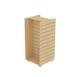 H Gondola: RMS Slatpanel "H" gondola 600mmL (Economy Light Duty)