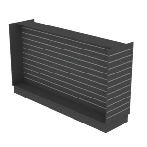 H Gondola Heavy Duty: RMS Slatpanel "HD" gondola 2400mmL