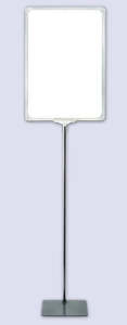 Ticketing Signage: Floor Showstand with Ticket frame