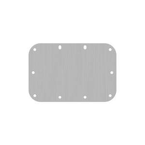 Handles: Penn Elcom - H1085 - Solid Backplate for Medium Recessed Handles