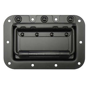 Handles: Penn Elcom - H1064K - Rivet Protected Recessed Handle - Black.