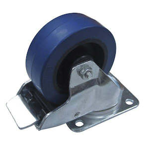 Castors: Penn Elcom - W9008-V6 - 100mm Castor Swivel Braked
